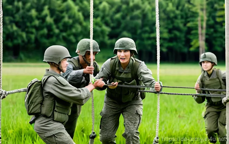 육군 병과별 진급 속도 - **Bundeswehr Basic Training – Teamwork and Resilience**: A diverse group of young German Bundeswehr ...