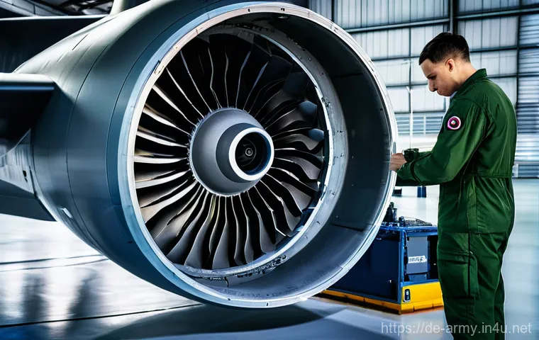 육군 장비 유지보수 방법 - **AI-driven Predictive Maintenance in a Modern Military Hangar**
    A highly detailed, realistic im...